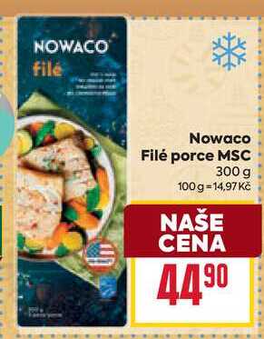 Nowaco Filé porce MSC 300 g 