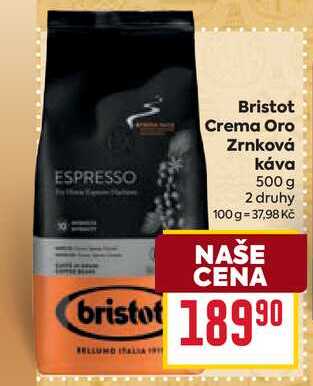 Bristot Crema Oro Zrnková Κάνα 500 g 