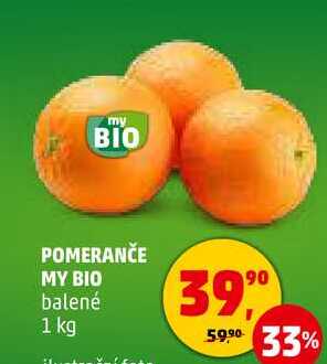 POMERANČE MY BIO balené, 1 kg 