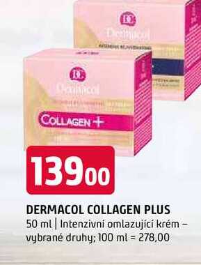 Dermacol collagen plus 50 ml Intenzivní omlazující krém vybrané druhy