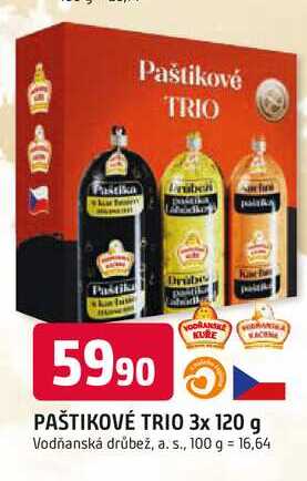 PAŠTIKOVÉ TRIO 3x 120 g 