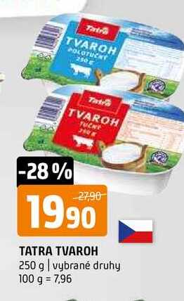 Tatra Tvaroh 250g vybrané druhy