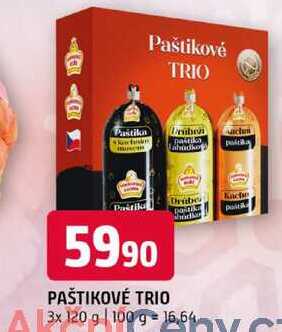 Paštikové trio 3x 120g