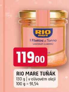 Rio Mare tuňáka 130g, vybrané druhy