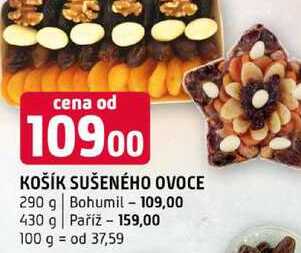 Košík sušeného ovoce 290 g 