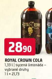 Royal crown cola 1,33l sycena limonáda vybrané druhy 