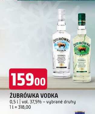 Žubrowka vodka 0,5l v akci