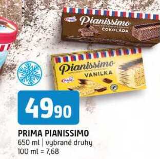 Prima pianissimo 650 ml vybrané druhy 