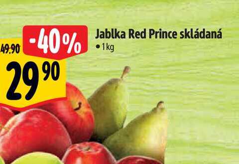 Jablka Red Prince skládaná   1kg 