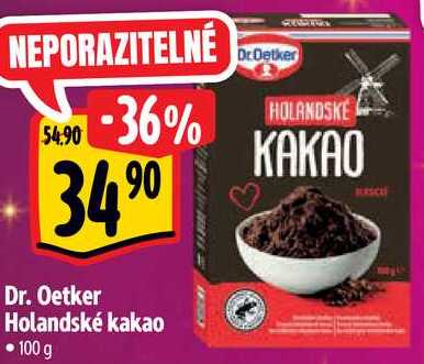 Dr. Oetker Holandské kakao, 100 g 