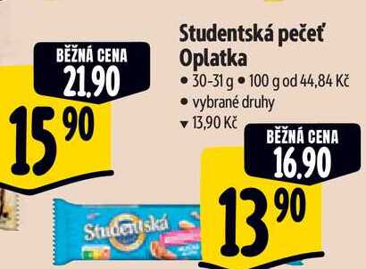   Studentská pečeť Oplatka 30-31 g 