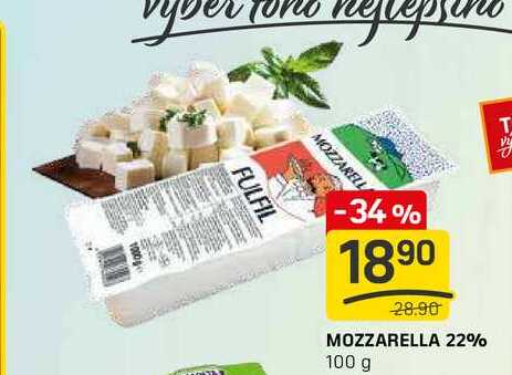 MOZZARELLA 22% 100 g