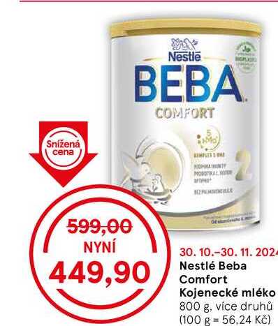 Nestlé Beba Comfort Kojenecké mléko, 800 g