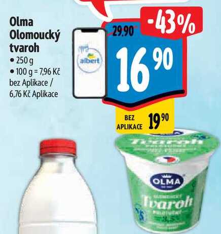 Olma Olomoucký tvaroh, 250 g 