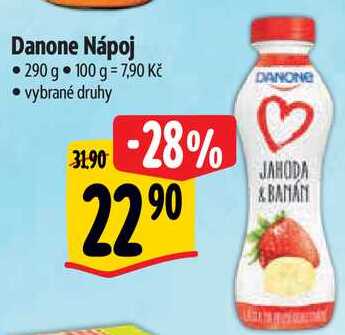 Danone Nápoj, 290 g  v akci