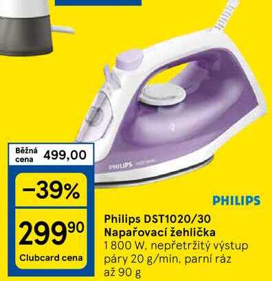 Philips DST1020/30 Napařovací žehlička, 1800 W