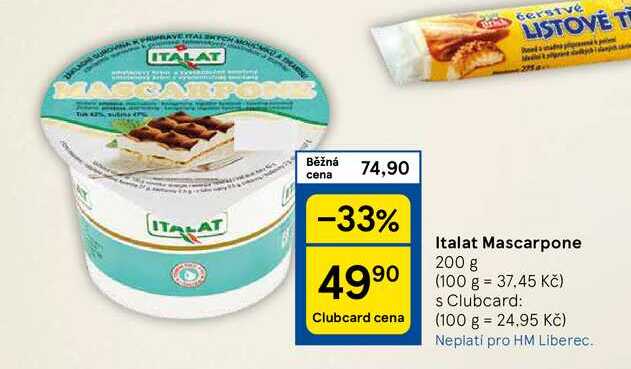 Italat Mascarpone, 200 g 