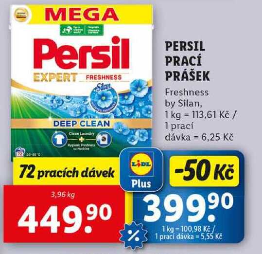 PERSIL PRACÍ PRÁŠEK, 3,96 kg/72 PD