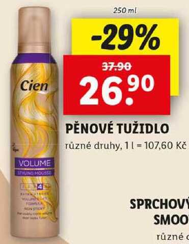 PĚNOVÉ TUŽIDLO, 250 ml 