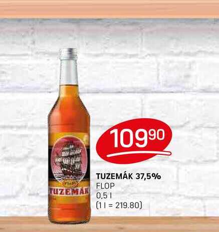 TUZEMÁK 37,5% FLOP 0,5l