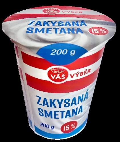 Váš výběr Zakysaná smetana, 200 g v akci