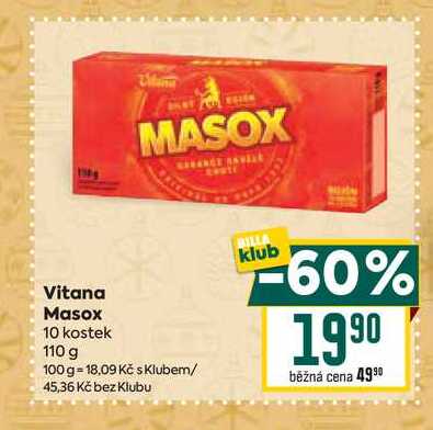 Vitana Masox 10 kostek 110 g 