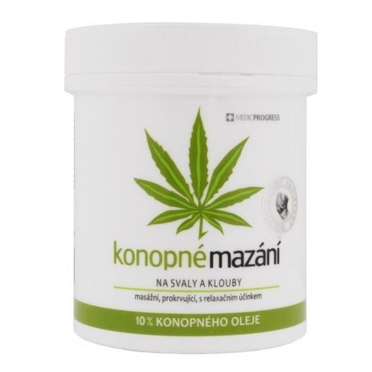 Konopné mazání 10% 250ml