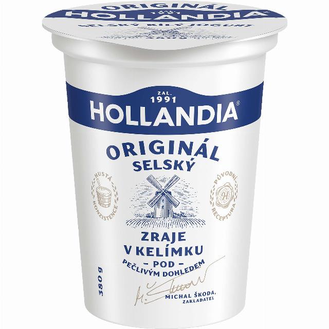 Hollandia Selský jogurt bílý, tuk 3,5 %