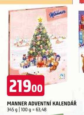 Manner adventní kalendář 345 g 