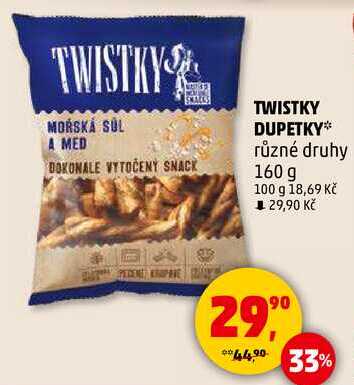 TWISTKY DUPETKY různé druhy, 160 g 