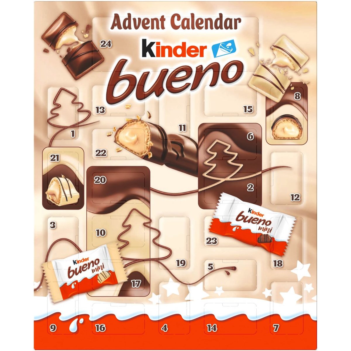 Kinder Bueno adventní kalendář