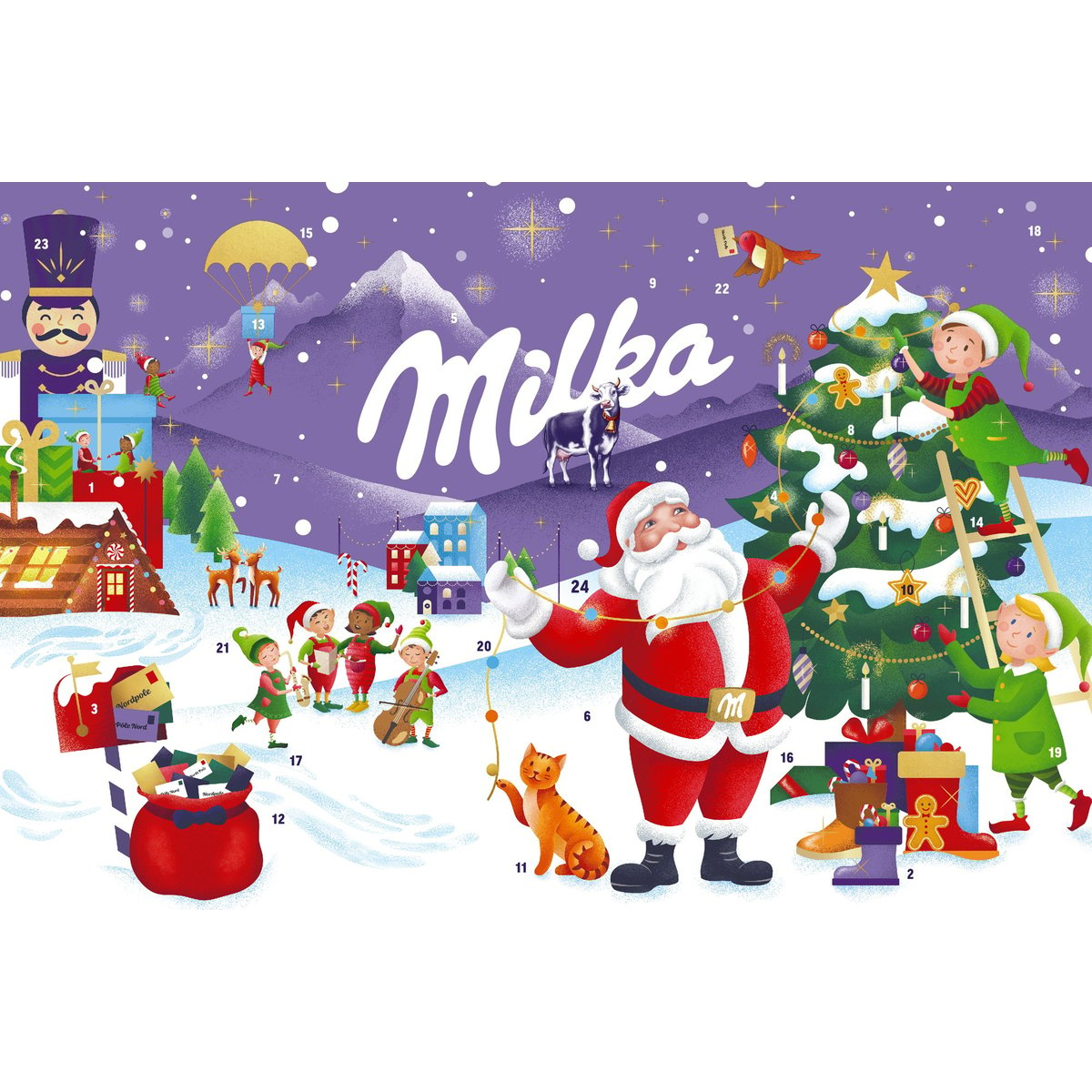 Milka Adventní kalendář