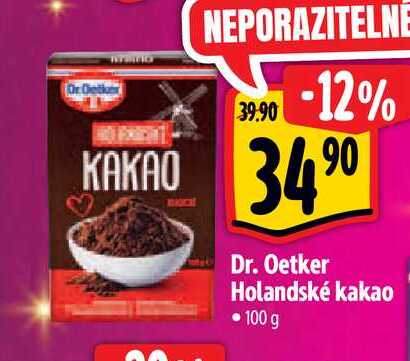  Dr. Oetker Holandské kakao 100 g 