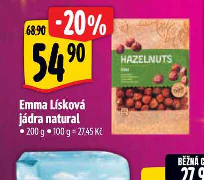  Emma Lísková jádra natural • 200 g 