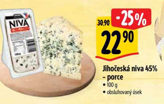  Jihočeská niva 45% - porce 100 g 