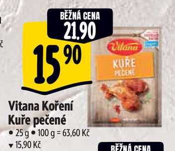  Vitana Koření Kuře pečené 25 g  