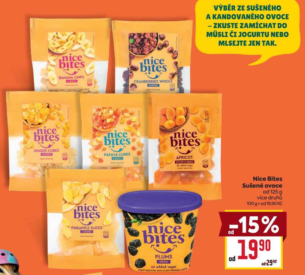 Nice Bites Sušené ovoce od 125 g