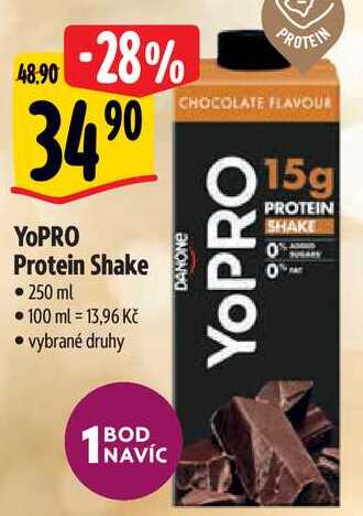 YoOPRO Protein Shake, 250 ml 