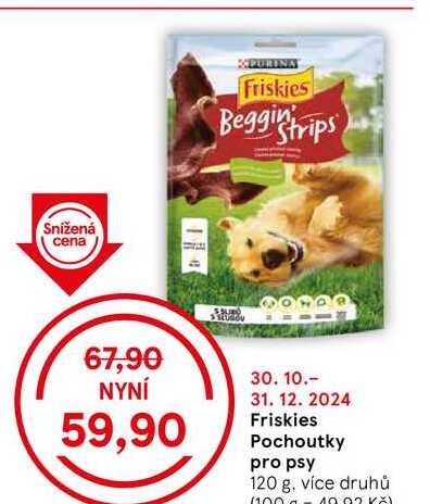 Friskies Pochoutky pro psy, 120 g, více druhů 