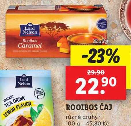 ROOIBOS ČAJ, 25x 2 g