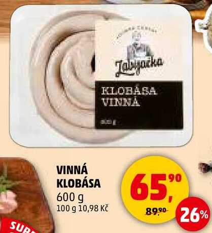 VINNÁ KLOBÁSA, 600 g 