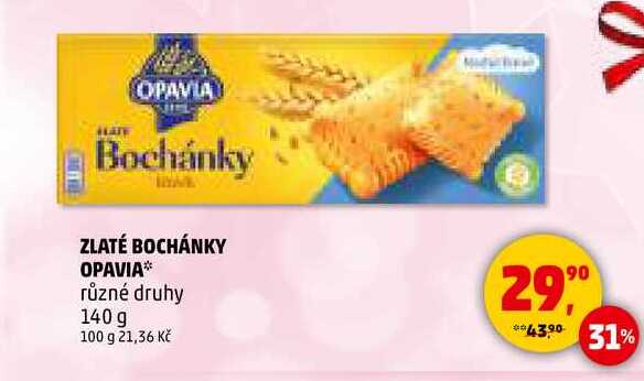 ZLATÉ BOCHÁNKY OPAVIA různé druhy, 140 g 