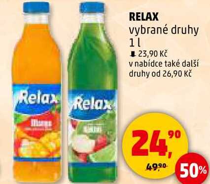 RELAX vybrané druhy, 1 l 