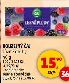 KOUZELNÝ ČAJ různé druhy, 40 g