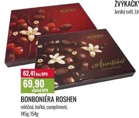 BONBONIÉRA ROSHEN 145g,154g