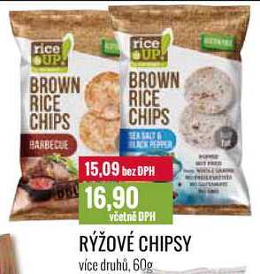 RÝŽOVÉ CHIPSY 60g 