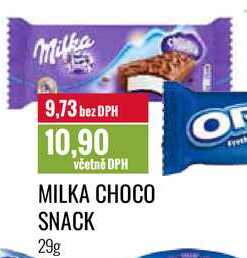 MILKA CHOCO SNACK 29g 