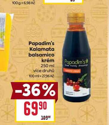 Papadim's Kalamata balsamico krém 250 ml