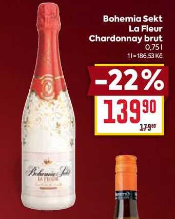 Bohemia Sekt La Fleur Chardonnay brut 0,75l