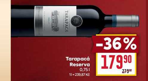 Tarapacá Reserva 0,75l